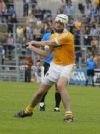 Neil McManus who was Antrim's top scorer in Saturday's All Ireland Hurling Qualifier win over Carlow at Casement Park.