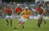 Antrim's Karl Stewart in action during Saturday's All Ireland Hurling Qualifier win over Carlow at Casement Park.