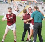 Cushendall celebrate their win over Dunloy in the 1999 final