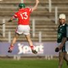 Loughgiel's Benny McCarry celebrates after scoring his team's second goal in Sunday's win over Down champions Ballygalget in the Ulster semi-final at Casement Park. Pic by John McIlwaine