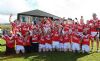 Loughgiel celebrate their win over Cushendall in the North Antrim Feile final in Ballycastle