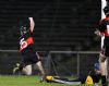 Man of the match Ciaran Clarke punches the air after scoring his team's third goal in their Mageean Cup final win over St Mary's at Casement Park. 