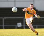 Paddy Cunningham who scored eight points in Antrim's McKenna Cup game with Down in Newry