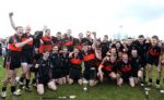 Cross & Passion celebrate their win over Dungarvan CBS in the O'Keefe Cup final at Swords