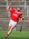 Eddie McCloskey punches the air after scoring his second goal in Loughgiel's quarter-final win over Rossa
