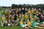 St Mary's celebrate their win over Cross & Passion in the Foresters Cup final in Ballymena