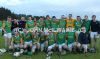 Dunloy celebrate their win over Loughgiel in the final of the Countess of Antrim Cup at Slemish Park, Ballymena