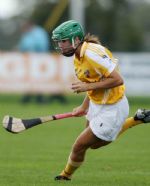 Rhona Torney who is one of five Antrim players named on the Camogie Rising Stars team.