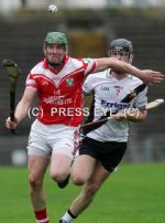 Loughgiel's Joey Scullion in action during his team's win over Dungiven in the Ulster Club Hurling semi-final. Pic by Jonathan Porter Press Eye