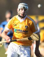 Neill McManus who scored twelve points in Antrim's win over NUI Galway