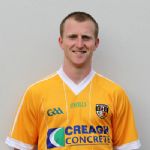 PJ O'Connell who scord 1-4 in the last ten minutes to earn Antrim victory over Westmeath in the Walsh Cup in Mullingar. 