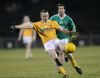 Paddy Cunningham sends over an Antrim point in the second-half during his team's win over Fermanagh at Casement Park. 