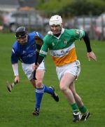 Johnny 'Tosh' breaks away to score his team's seond goal in Sunday's win over St Gall's
