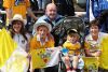 The Byrne family who travelled up from Co Clare to attend the big game in Clones