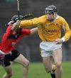 Full back Cormac Hippy Donnelly breaks from defence 