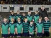 The Gaelscoil na bhfal who team played in the half-time exhibition games