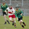 Action from the game v Dublin Schools