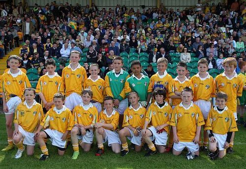 Team who played against Donegal at half time.
