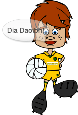 Finn the Saffron Óg Football mascot