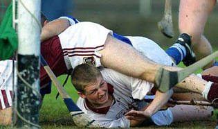 Catherine: This never happened until Rugby was allowed in Croke Park! | Patrick: Get off me you bum!