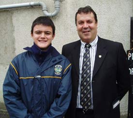 Neil McManus who won the Hurling Achievement Award at the recent Irish News Ulster GAA All Stars event.